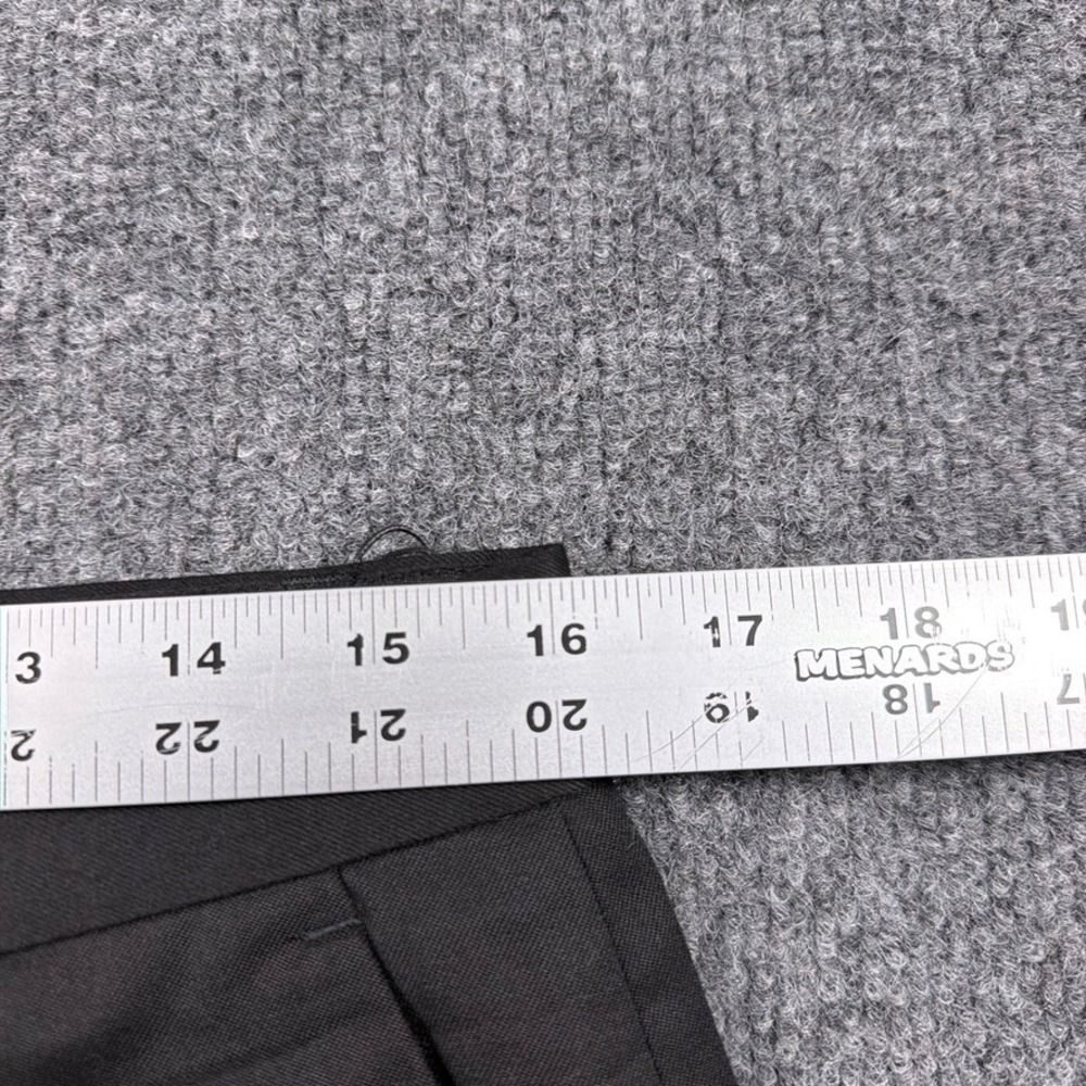 Calvin Klein Dress Pants Mens 32x34 Black Straight Fit Flat Front NWT - Picture 9 of 13